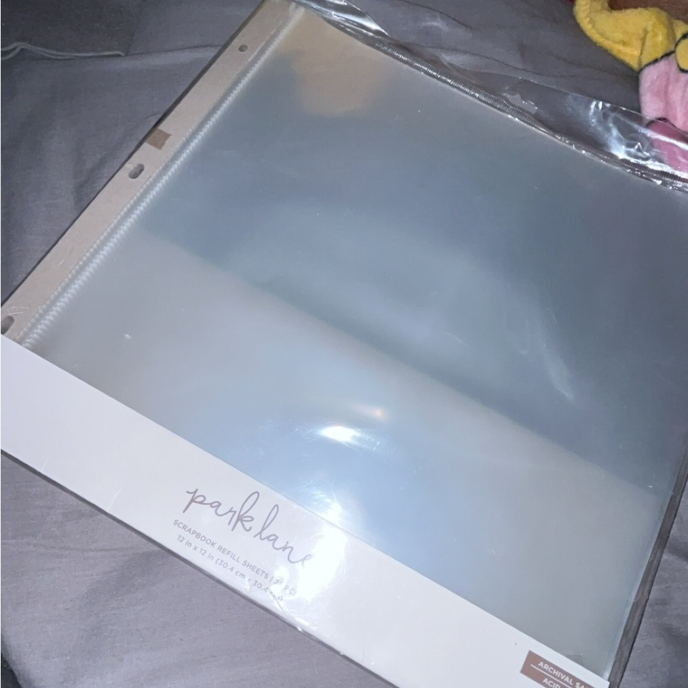 Park Lane Clear Picture Frame Sheets